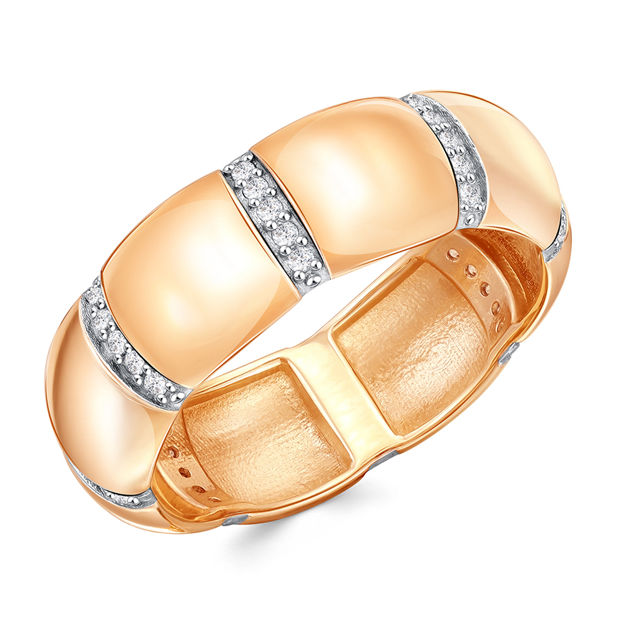 Кольцо, золото, фианит, 04-51-0930-00